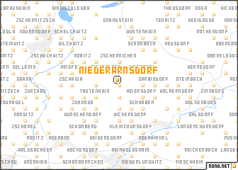 map of Niederarnsdorf