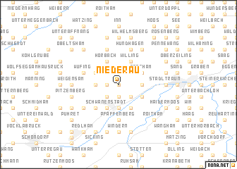 map of Niederau