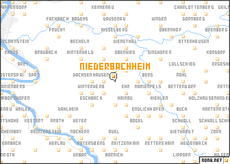 map of Niederbachheim