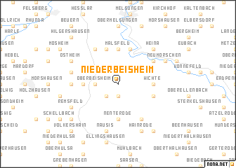 map of Niederbeisheim