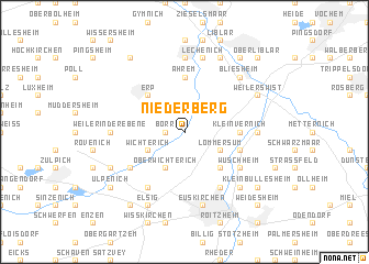 map of Niederberg