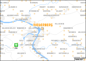 map of Niederberg