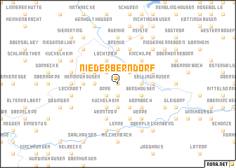 map of Niederberndorf