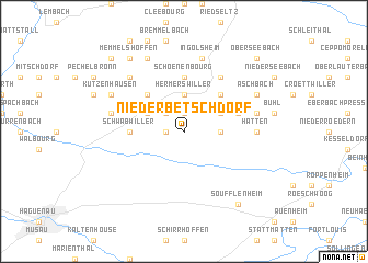 map of Niederbetschdorf