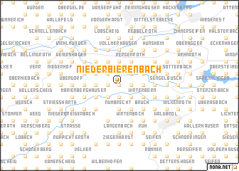 map of Niederbierenbach