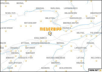 map of Niederbipp