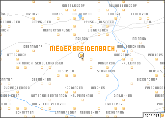 map of Nieder Breidenbach