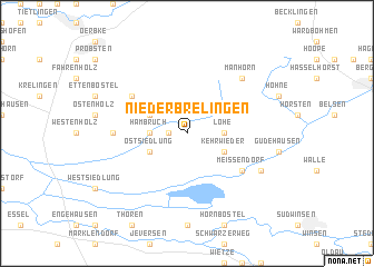 map of Niederbrelingen