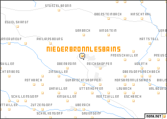 map of Niederbronn-les-Bains