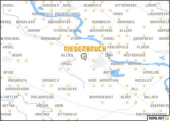 map of Niederbruch