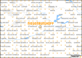 map of Niederburghoff