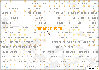 map of Niederbusch