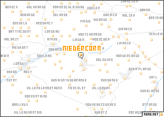 map of Niedercorn