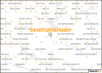 map of Niedercunnersdorf