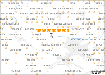 map of Niederdornberg