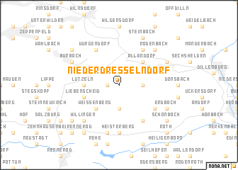 map of Niederdresselndorf