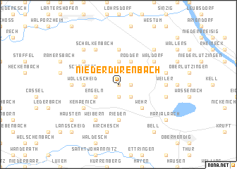 map of Niederdürenbach