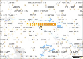 map of Niederebersbach