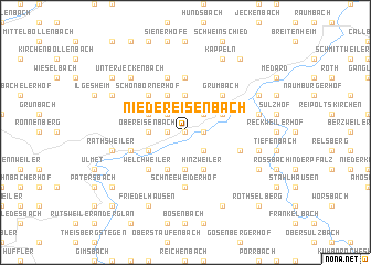 map of Niedereisenbach