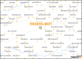 map of Niederelbert