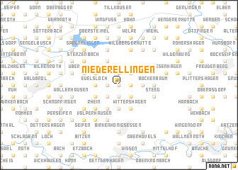 map of Niederellingen