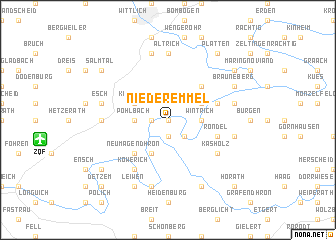 map of Niederemmel