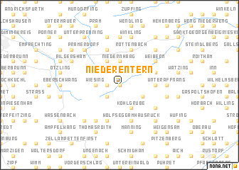 map of Niederentern