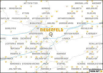 map of Niederfeld