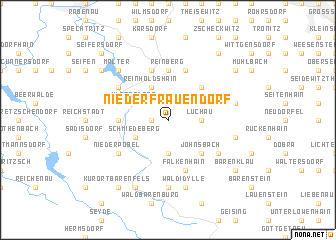 map of Niederfrauendorf