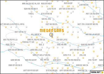 map of Niedergams