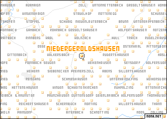 map of Niedergeroldshausen