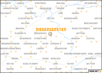 map of Nieder Gersten