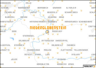 map of Niederglobenstein