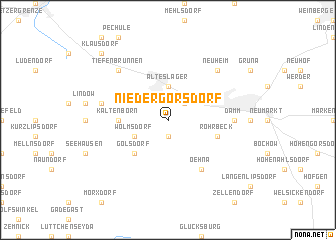 map of Niedergörsdorf