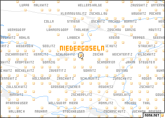 map of Niedergoseln