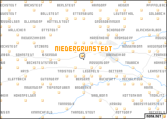 map of Niedergrunstedt