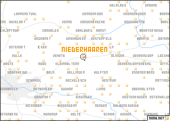 map of Niederhaaren