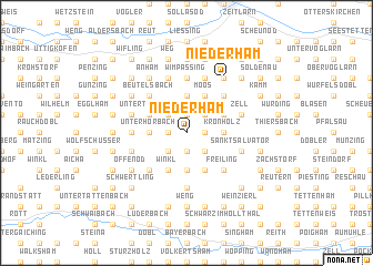 map of Niederham