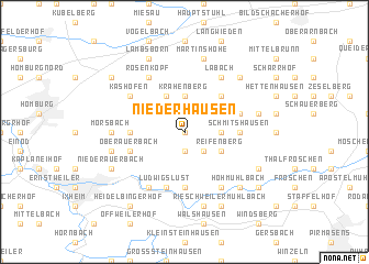 map of Niederhausen