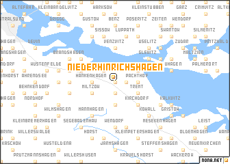 map of Nieder Hinrichshagen