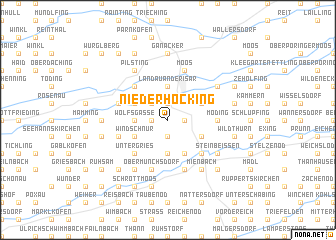 map of Niederhöcking