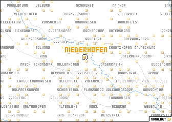 map of Niederhofen