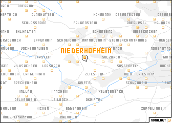 map of Niederhofheim