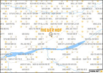 map of Niederhof