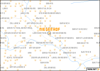 map of Niederhof