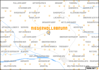 map of Niederhollabrunn