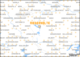 map of Nieder Holte