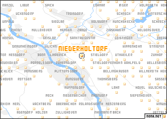 map of Niederholtorf