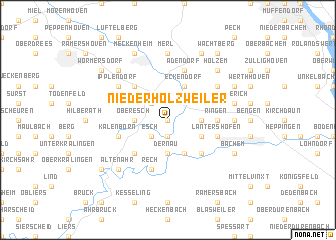 map of Niederholzweiler