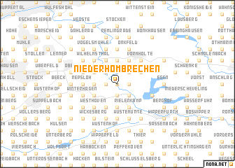 map of Niederhombrechen